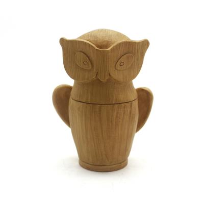 China Owl Statue Europe Imitation Tools Decoration Resin Wood Crafts For Custom for sale