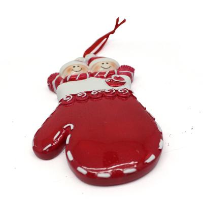 China China Christmas Cute Custom Resin Crafts Hanging Ornaments for sale