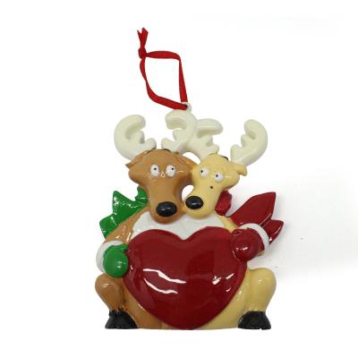 China Custom Christamas Tree Decoration Resin Christmas Ornament Kangaroo Shape Christmas Decoration for sale