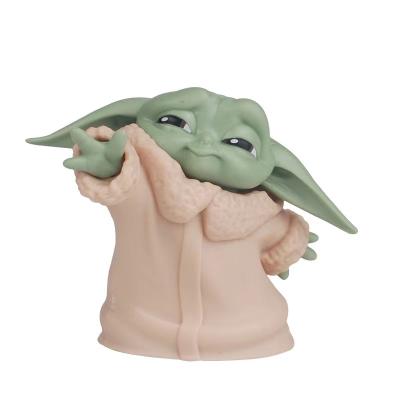 China Cartoon Toy Baby Yoda doll stuffed soft yoda doll toys cartoon baby yoda resin toy doll for sale