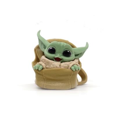 China 2021 Toy Whole Amazon 2021 Hot Sale Cartoon Toy 10 Styles Cute Funny Cute Baby Yoda For Kids Action Number Toys for sale