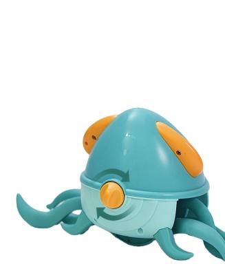 China Bath Toy New Cute Cartoon Octopus Pull Toy Water and Land Baby Walking Beach Toys Pool Bath Toys for sale