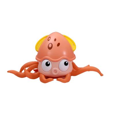 China Bath Toy New Cute Cartoon Creep Octopus Baby Walking Beach Toys Pool Bath Toys for sale