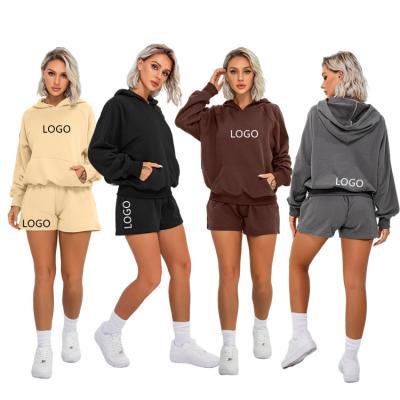 China Breathable Ropa De DepFall Winter Where Hip Hop Style 2 Piece Set Match Sweatpants Outdoor Loose Hoody Fleece Women Sports Hoodie for sale