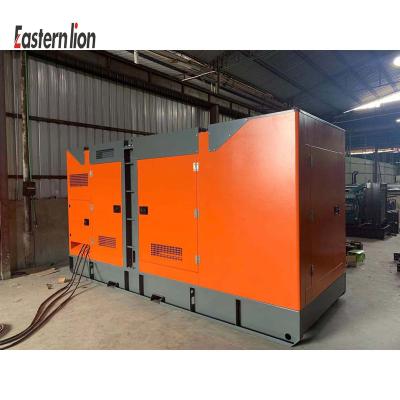 China Powered By With New Design Minutes 465KW 494KW 3 Phase 380V 400V Brushless Water Cooled Dynamo Sound Proof Diesel Generator Plant GFS/GF for sale