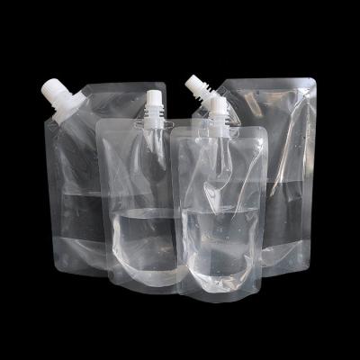 China Reusable Plastic Wine Beverage Bag Alcohol Moisture Proof Custom Printed Spout Liquid Packaging Pouch for sale