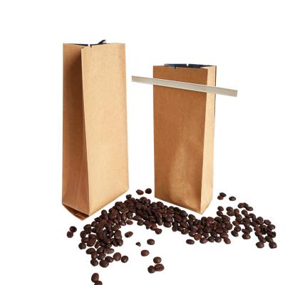 China Custom Moisture Proof Side Coffee Bean Packaging Bags With Valve Tin Tie Coffee Packaging 250g 500g 1kg Gusset Aluminum Foil for sale