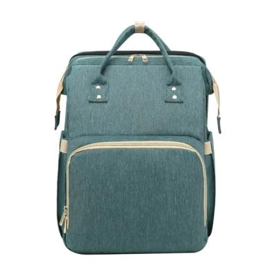 China Water Resistant Diaper Bag Mom and Dads Backpack Multifunctional Baby Crib Bags Handbag Stroller Maternity Nursing Bag for sale