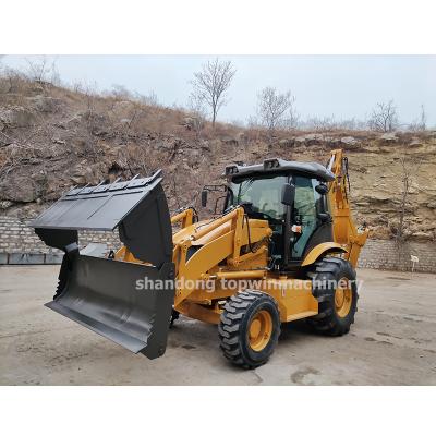 China Construction material shops famous brand small hoe 7600kg working weight back track loader backhoe for sale WZ 3025 for sale