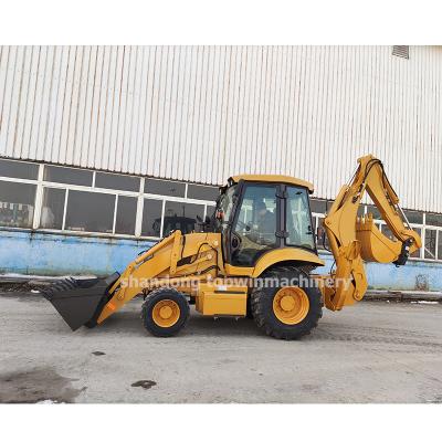 China Construction Material Shops Mini Farm Machinery Small Backhoe Tractor Loader With Front End Loader Attachments for sale