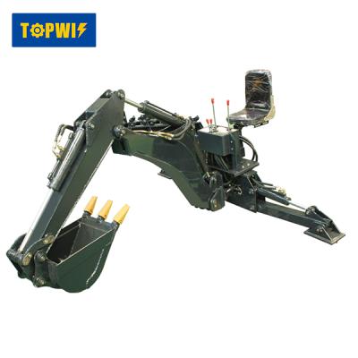 China TOPWIN machinery repair shops brand mini backhoe digger attachment for skid steer loader for sale for sale