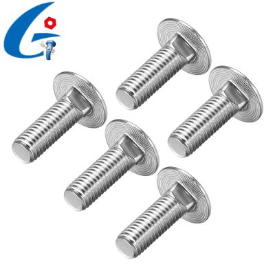 China Stainless Steel Square Neck Flat Round Head Carriage Bolt for sale