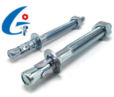 China Galvanized High Strength Carbon Steel Tie Down Wedge Anchor Bolt for sale