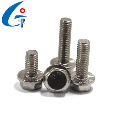 China ANSI or DIN General Hex Stainless Steel Industry Standard Flange Bolt for sale