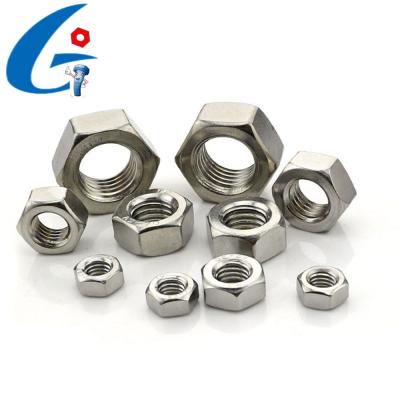 China 304 / 316 Heavy Industry Stainless Steel Hex Nuts for sale