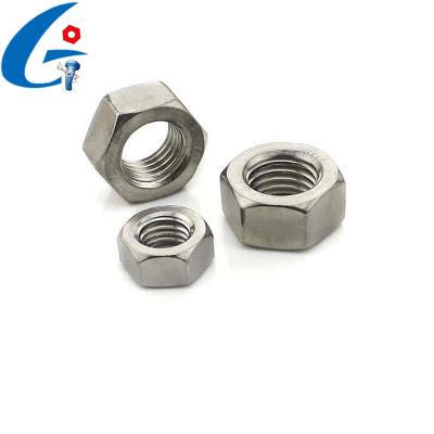 China Heavy Industry Stainless Steel 304 UNC Thread Hex Head Coarse Nut for sale