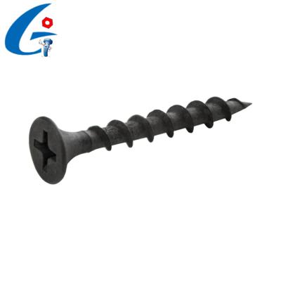 China Flat Carbon Steel Wire Raw Black Phosphating Drywall Screw Machine for sale