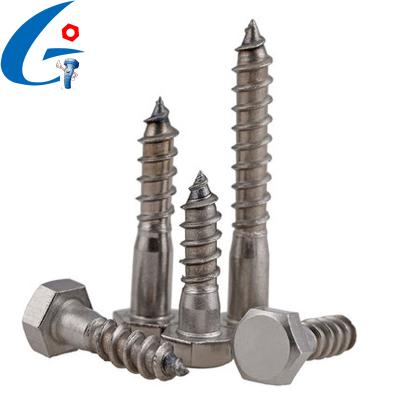 China Hex Manufacturing Hex Lag Screw Supplier 304(18-8) Stainless Steel for sale