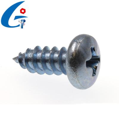 China C1022 heavy industry carbon steel phillip drive pan galvanized head tapping screw for sale