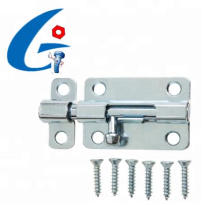 China Galvanized iron hardware door latch vertical slide bolt iron/sus201/sus304/barrel bolt for sale