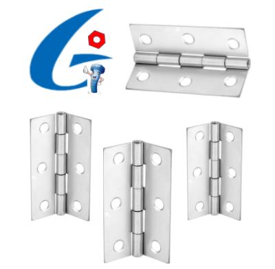 China Iron / sus201 / sus304 Stainless Steel Chrome Plated Butt Hinge 100mm for sale