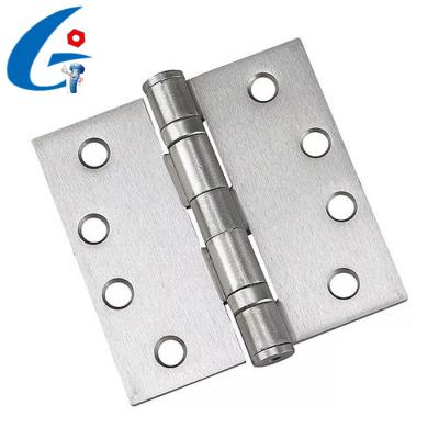 China Modern Stainless Steel201/304/Iron Ball Bearing Hinge Silver Color Door With Screws for sale