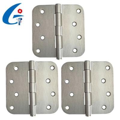 China Hardware materials iron / sus304 / sus316 iron round corner interior door hinge for sale