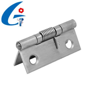 China Foldable Furniture 304 Stainless Steel Iron / sus304 / sus316 Spring Hinge With Pin for sale