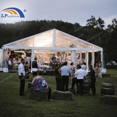 China High Quality Transparent Roof Wedding Party Tent Used For Outdoor Festival Celebration Events 12m Width for sale