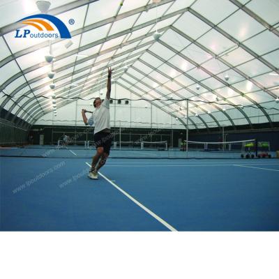 China Large Aluminum Party Frame Curved Tennis Court Tent For Outdoor Sports Or Industrial Event for sale