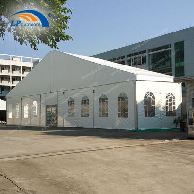 China 25m Width 25m Width Temporary Construction Waterproof Tent Arcum For Outdoor Exhibition Show for sale