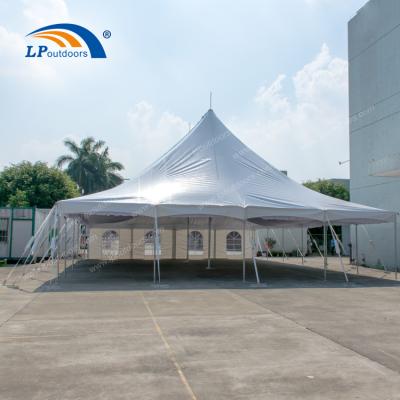 China Party 40x80'High Steel Frame Maximum Peg Pole Tent For 250 People Party Event for sale