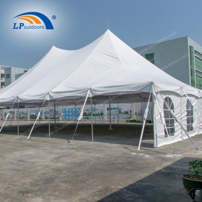 China Party/wedding/exhibition/trade show/sports steel frame stretch pole tent etc. for outdoor activities for sale