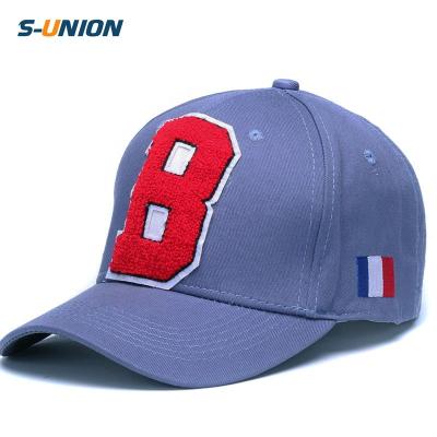 China S-UNION COMMON Cotton Adjustable Letter B Sports Baseball Caps For Women Mens for sale