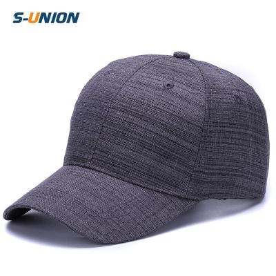 China S-UNION JOINT Wholesale 6panel Sports Solid Plain Canvas Casual Hats for sale