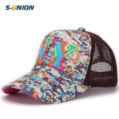 China COMMON Mesh Hat for Kids NY Baseball Caps Baby Sun Girl Hats and Boy Kids Summer Hat Sports Adjustable Hat and Cap for sale