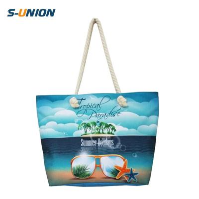 China Newest Fashion Collection Fashion Lady Bag Custom Women Bag Digital Printing Summer Beach Bag Handbag Tote Bag for sale