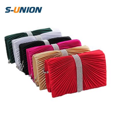 China Luxury satin evening clutch bag for women, evening clutch bag, clutch bag for sale