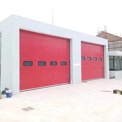 China Modern Industrial Door Manufacturer High Quality Automated Sectional Garage Doors Garage Lift Overhead Doors for sale