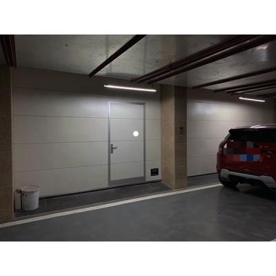 China Modern Automatic Sectional Garage Doors Wholesale Price Galvanized Steel With Finished Pedestrian Door for sale