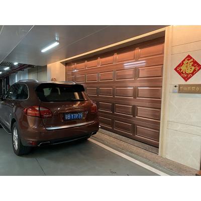 China Chinese Manufacturer 2.0 Mm Aluminum Alloy Hollow Up Turn Sliding Electric Garage Door for sale