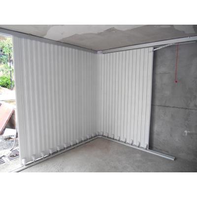 China 1.2mm modern super low electric double side aluminum alloy sliding garage shutter door professional production and manufacturing for sale