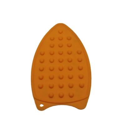 China Household Silicone Iron Rest Anti-Slip Pad For Ironing Board Heat Resistant Hot Mat Blue Steamer Contract for sale