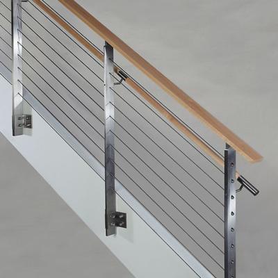 China Modern And Simple Steel Cable Turnbuckle Wire Rope Railing For Outdoor Balcony Designs for sale