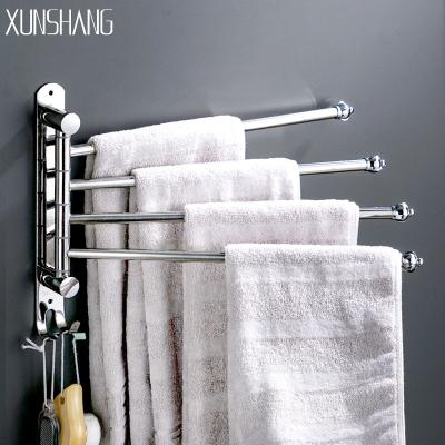 China Romantic Rotating Towel Rack Stainless Steel Towel Rack Five Layer Towel Rack for sale