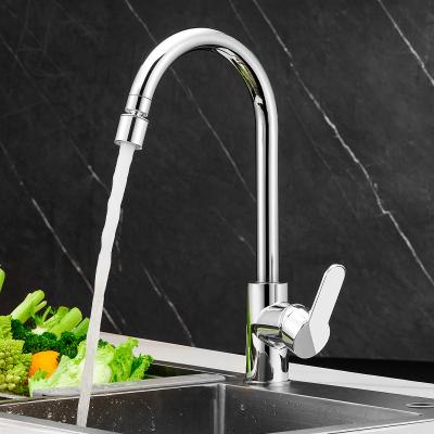 China Pull Out Spray To Pull Out Kitchen Faucets With Sprayer 360 Degree Brass Kitchen Taps Pull Down Hot And Cold Kitchen Combination for sale