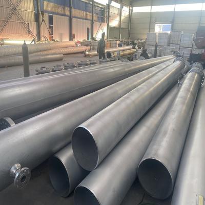 China Dn125 Welded Concrete Pump Pipe Flange Pipeline Industrial Welding Supply Pipe Coils Custom Precast for sale