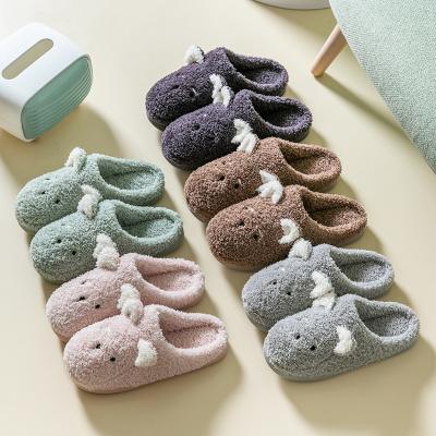 China Women's Home Soft Plush Pink Cartoon Fashion Trend Women's Winter Slippers Animal Slippers for sale