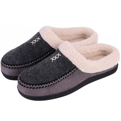 China OEM ODM Lightweight Mens Winter Plush Indoor Home Slippers Home Shoes For Men for sale