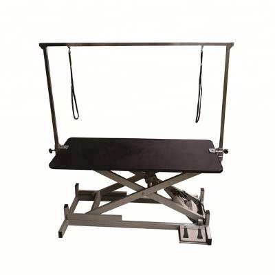 China Sustainable Foot Control Electric Pet Lift Pet Grooming Table DG158 for sale